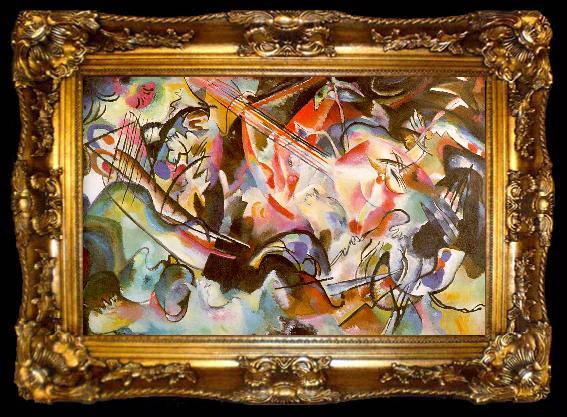 framed  Wassily Kandinsky Composition VI, ta009-2